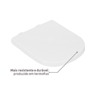 Assento Sanitário Vogue|Life Termofixo Fechamento Suave Branco Sensea